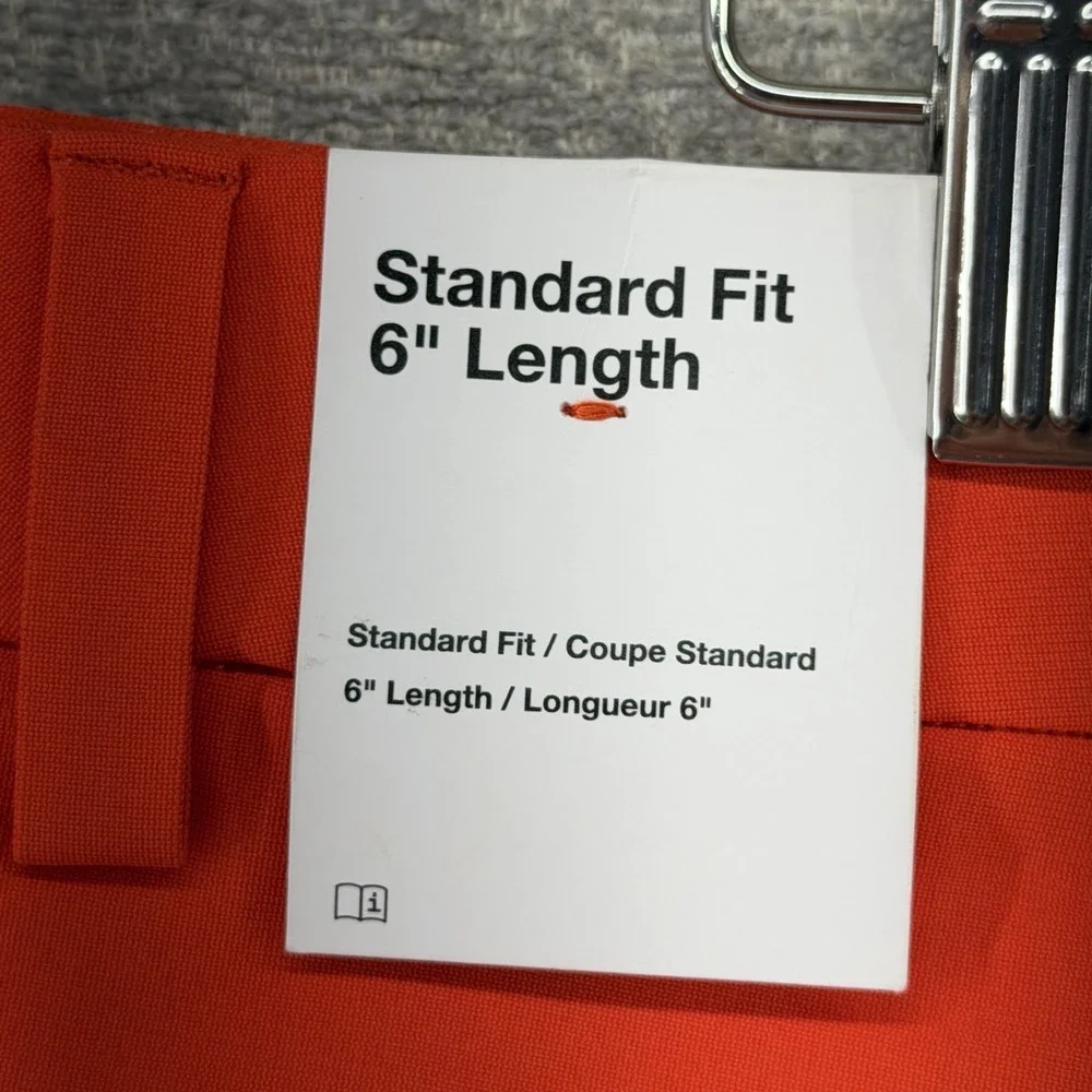 Nike Dri Fit 24.7 Golf Shorts Men Size 42x6 Orange NEW $95